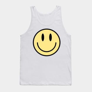Smiley Face in Yellow Tank Top